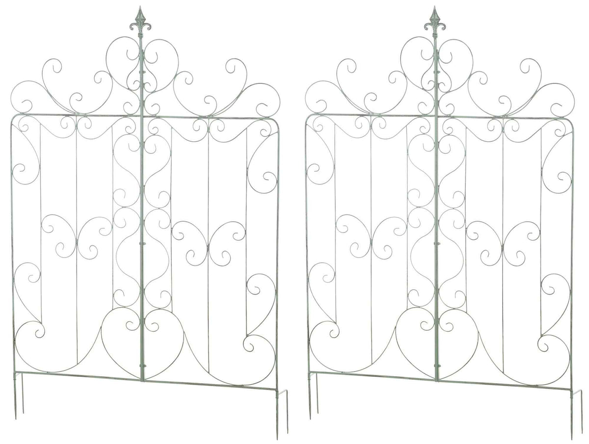 Set van 2 Klimplantrekken Mandevilla antiek/groen antik-grün
