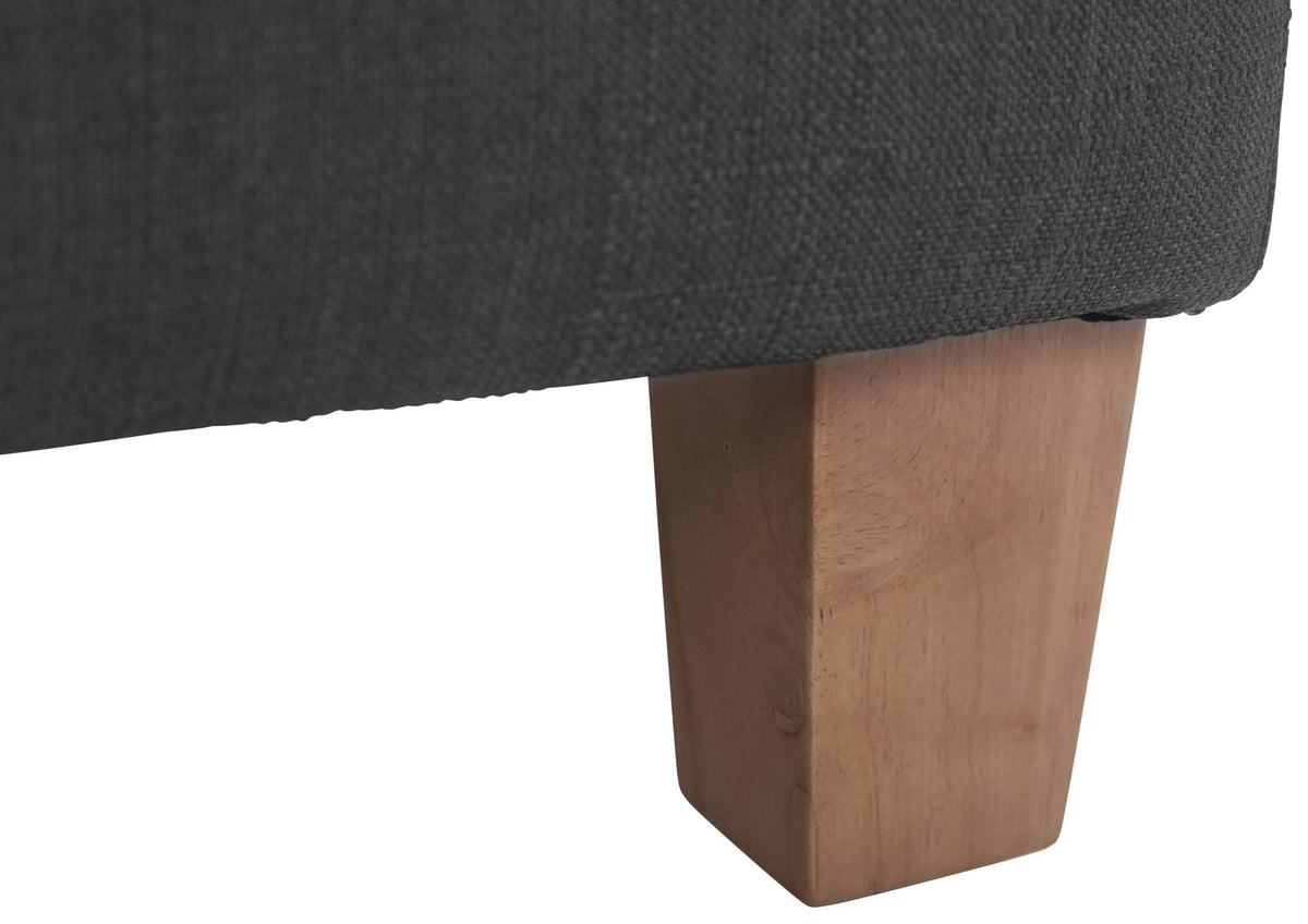 Hocker Pharao donkergrijs dunkelgrau