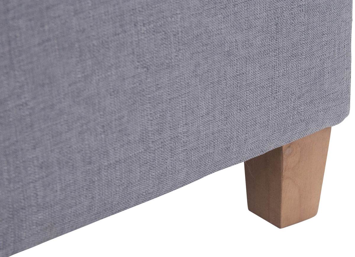 Hocker Pharao licht grijs hellgrau
