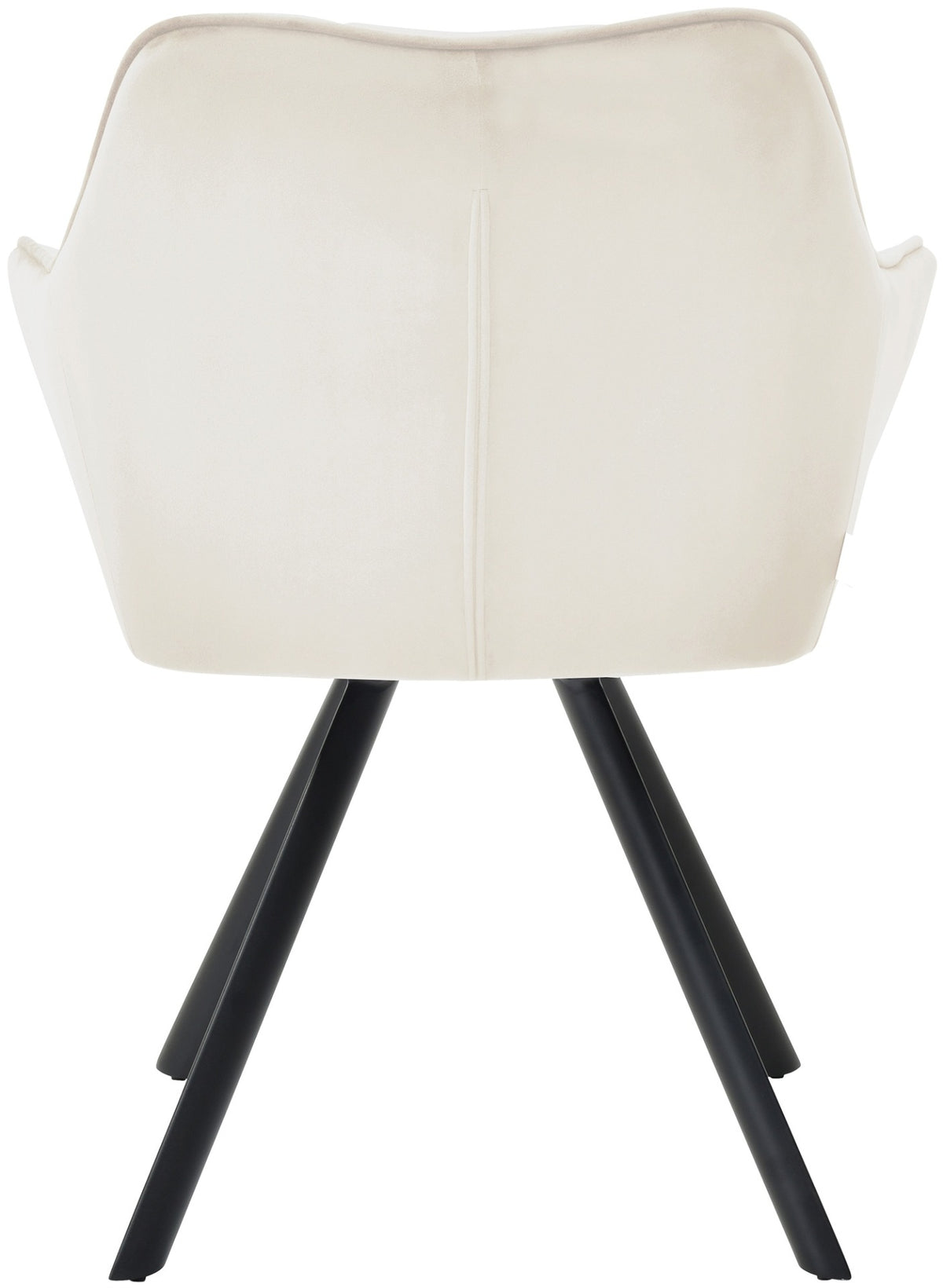 Eetkamerstoel Scott creme,Fluweel creme