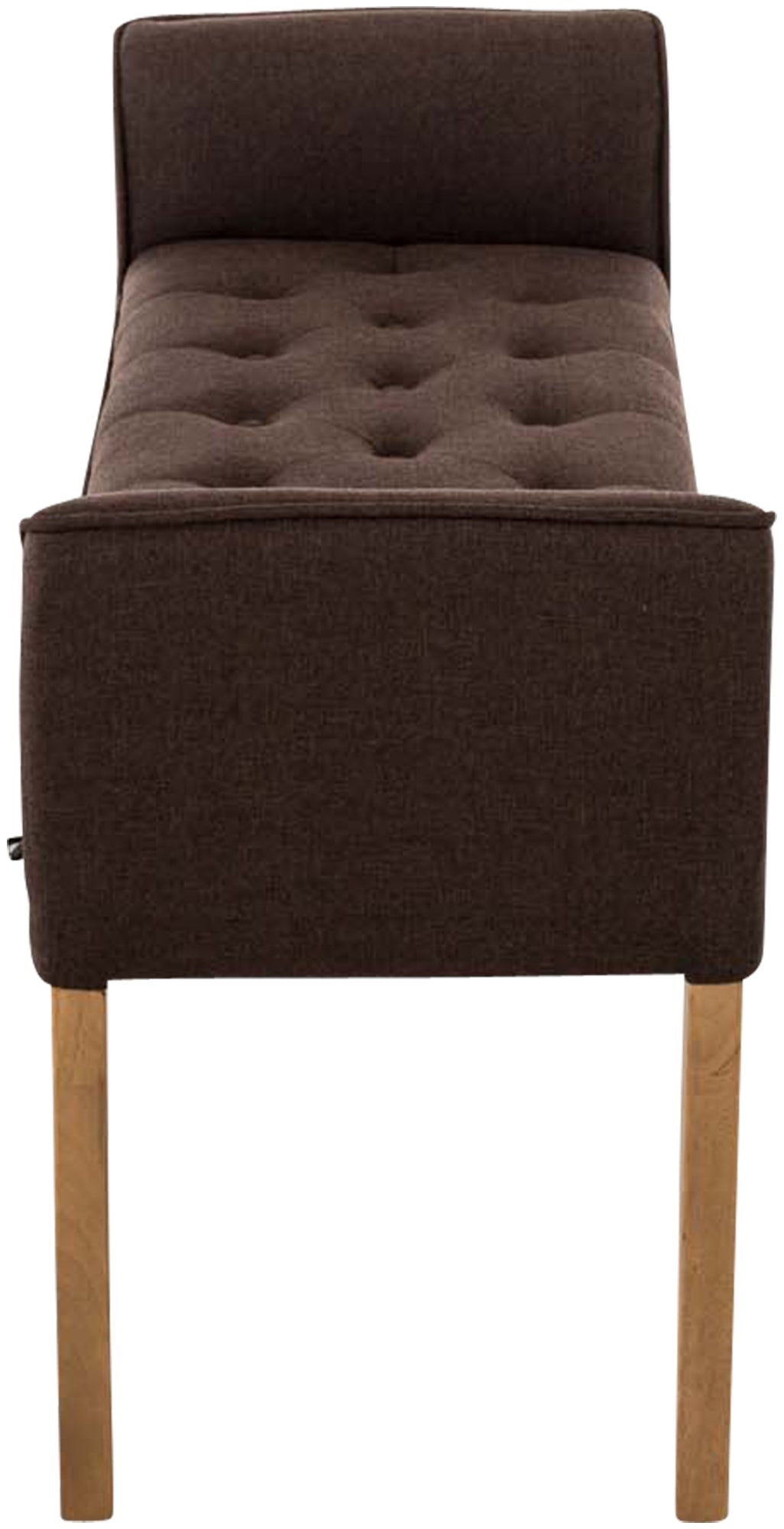 Chaise longue Cleopatra, stof bruin,antiek licht braun