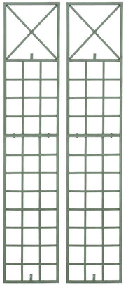 Set van 2 Plantenklimrekken Trigo antiek/groen antik-grün