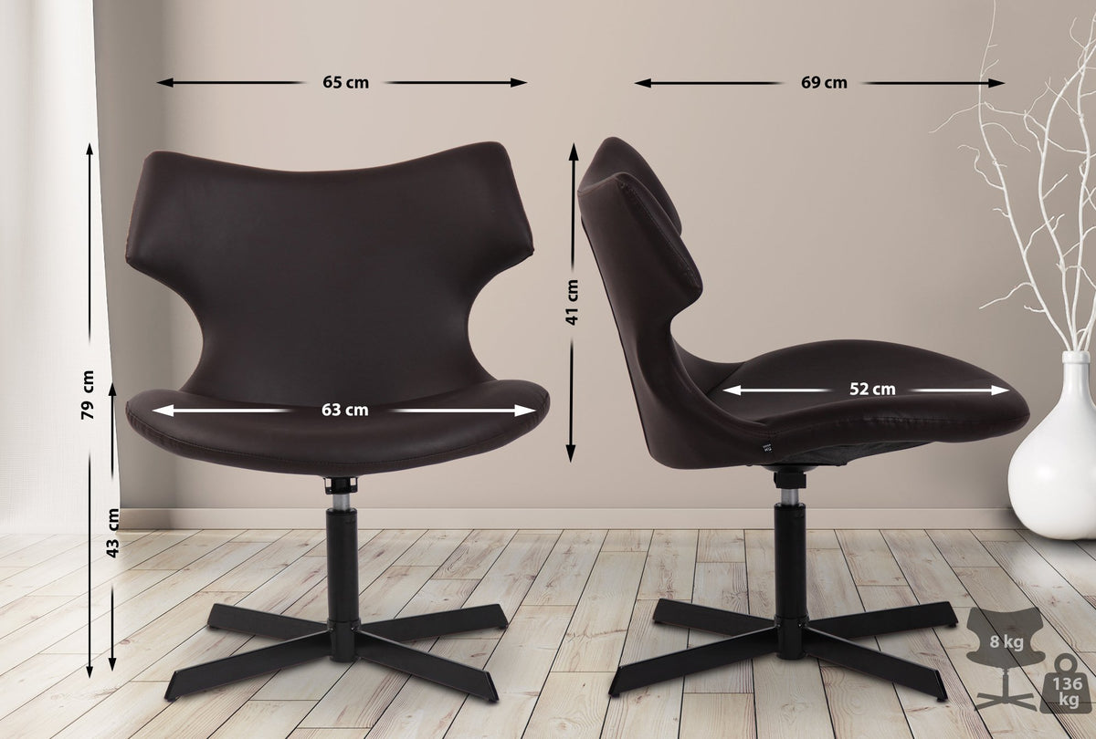 Lounger Welland bruin braun