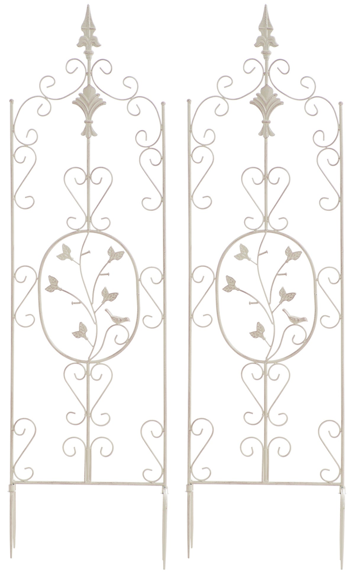 Set van 2 Klimplantrek Burgus antiek/creme antik-creme