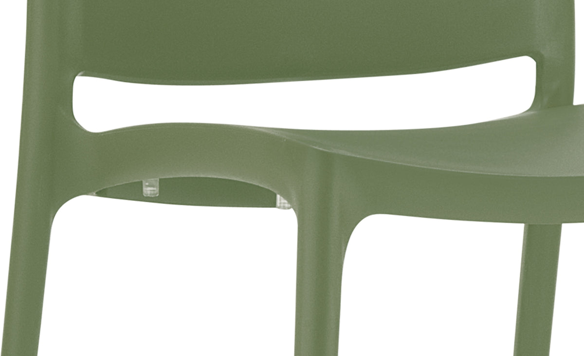 Set van 2 Maya Stoelen olijf oliv