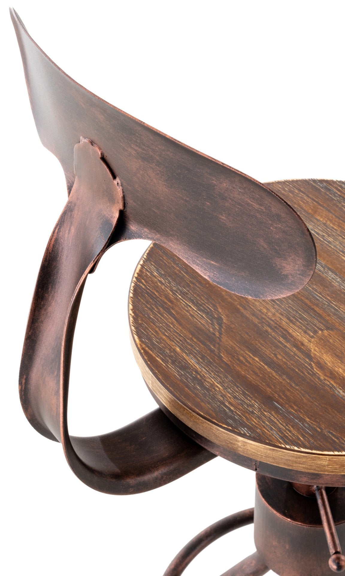Set van 2 barkrukken Hanam bronzen bronze