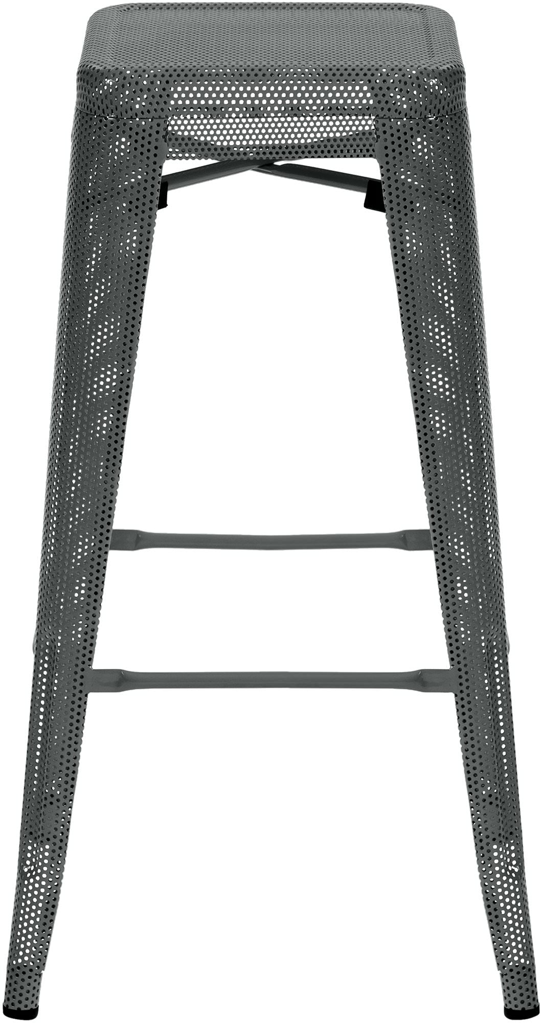Set van 4 barkrukken Fletcher grijs grau