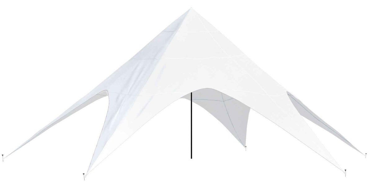 Stertent 12m wit weiß
