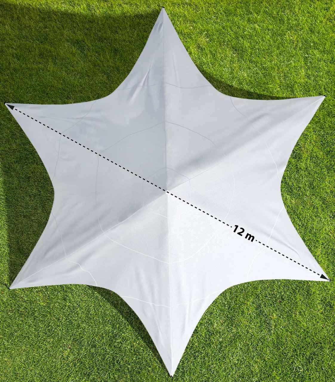 Stertent 12m wit weiß