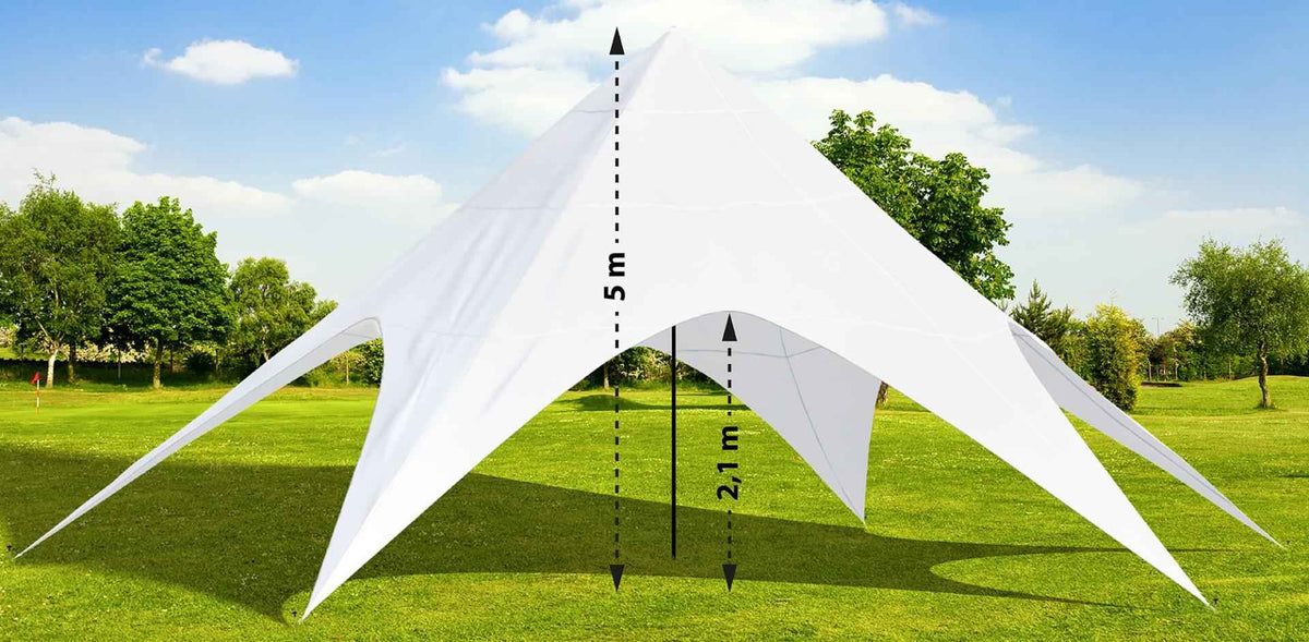 Stertent 12m wit weiß