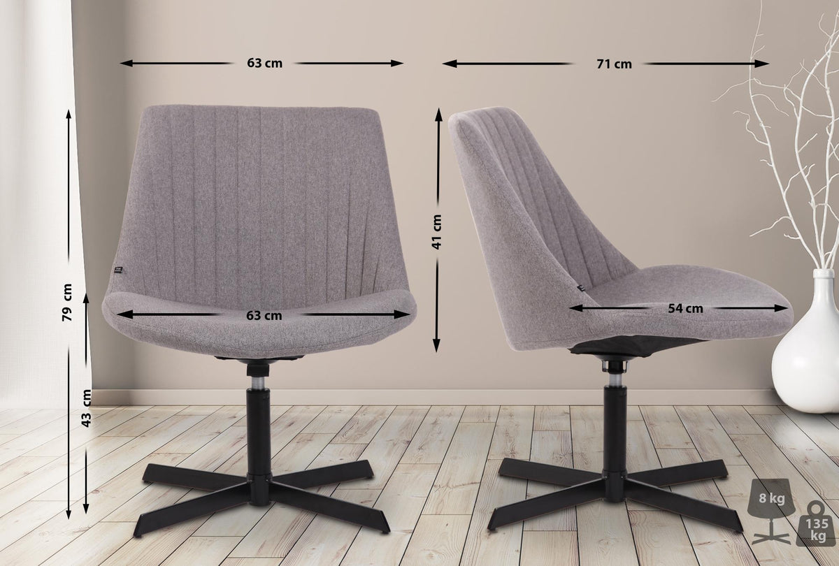 Lounger Granby grijs grau