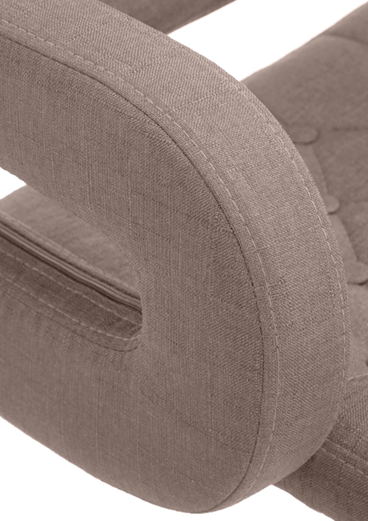 Barkruk Dublin Stof taupe,chroom taupe