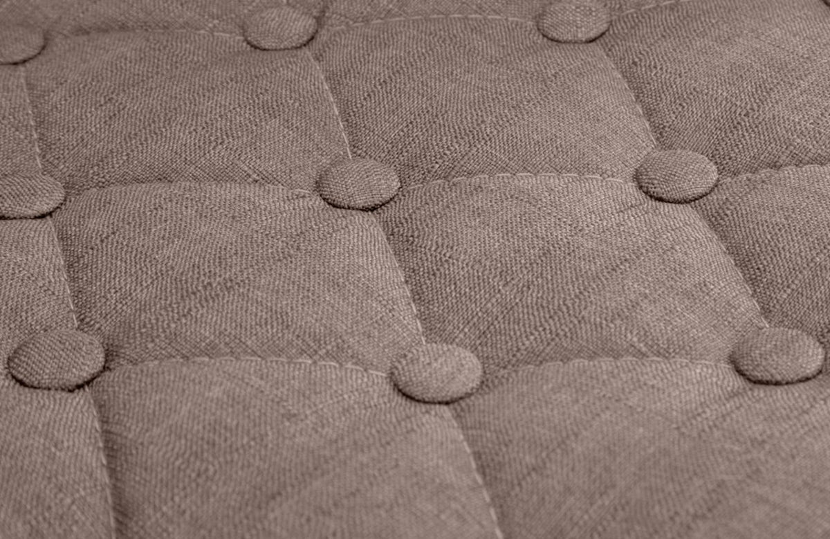 Set van 2 barkrukken Dublin Stof taupe taupe