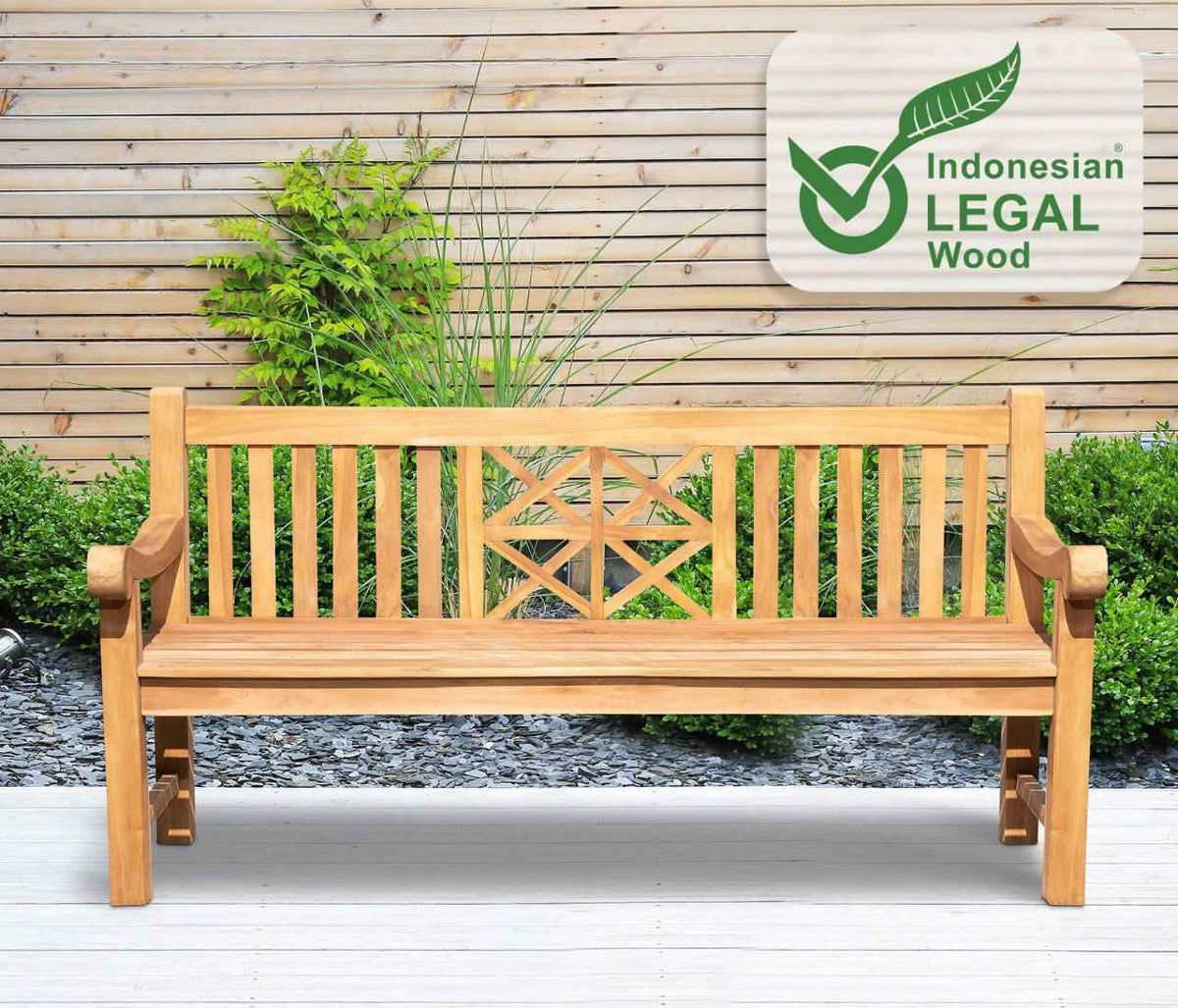Teakbank Florida teak,180 cm teak