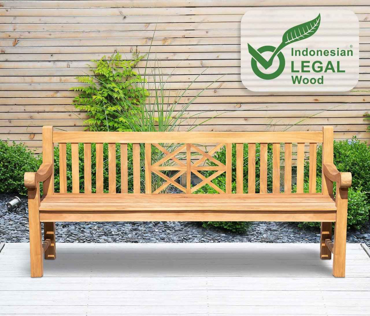 Teakbank Florida teak,200 cm teak