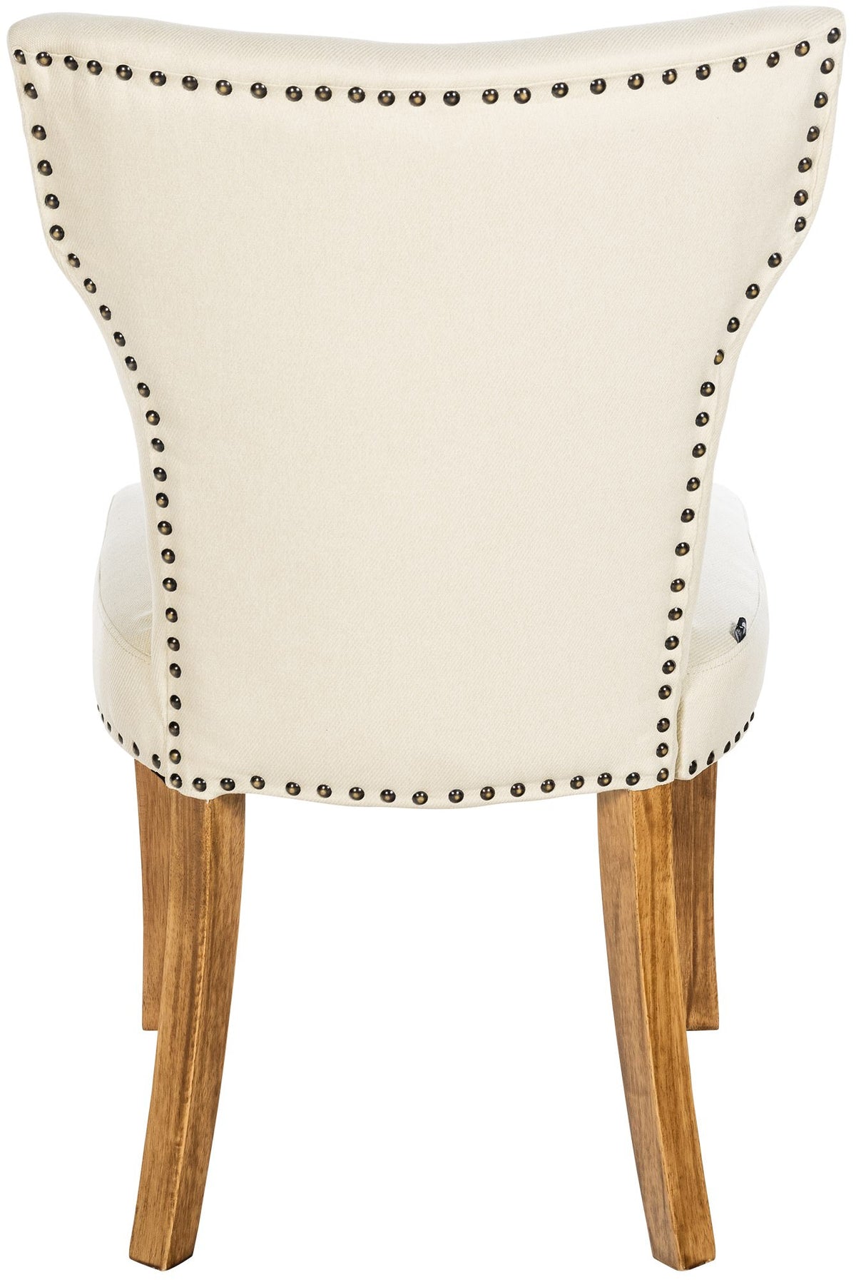 Set van 2 eetkamerstoelen Zadar stof creme,antiek licht creme