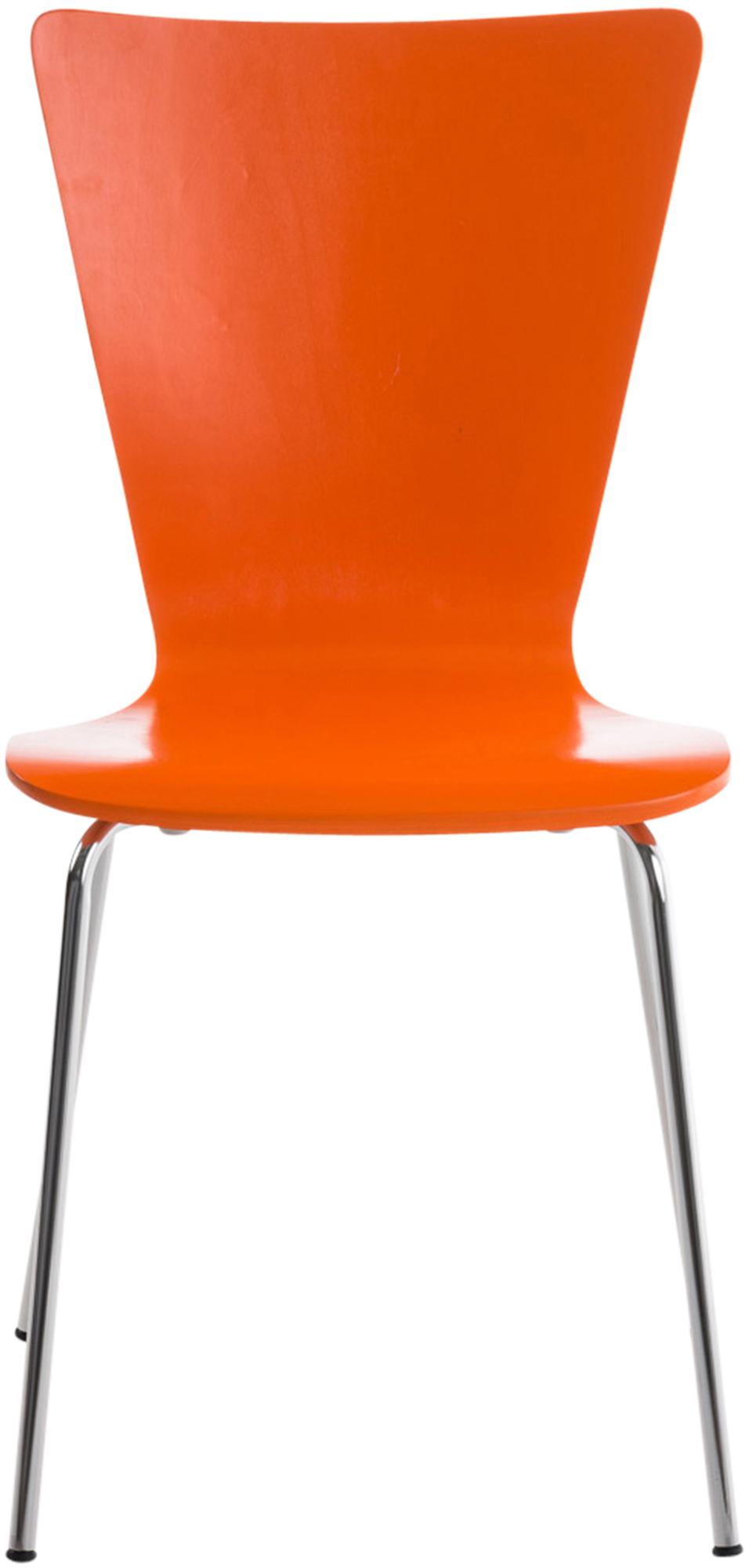 Bezoekersstoel Aaron oranje orange