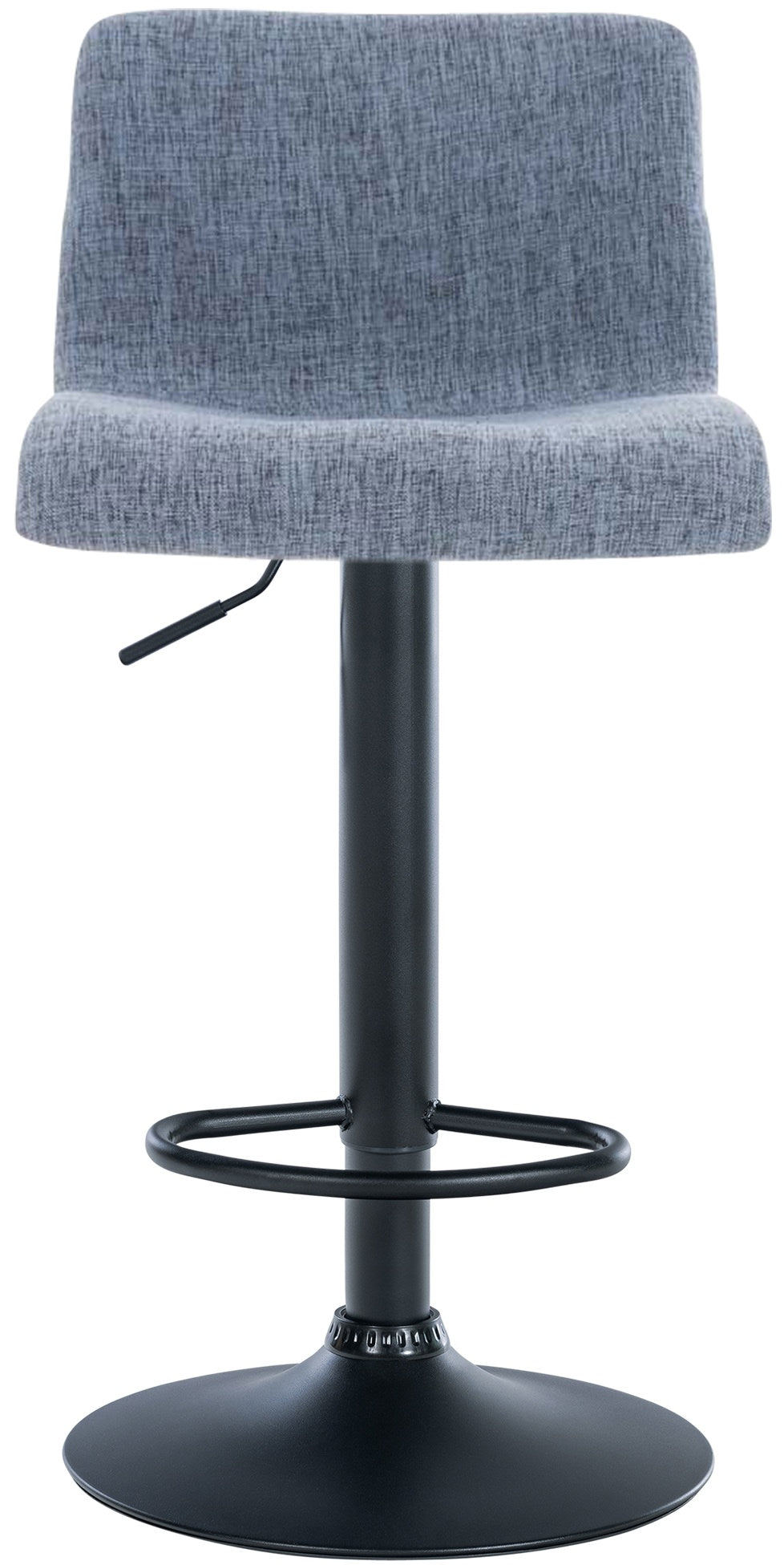 Barkruk Hover Stof blauw,Metaal mat zwart blau