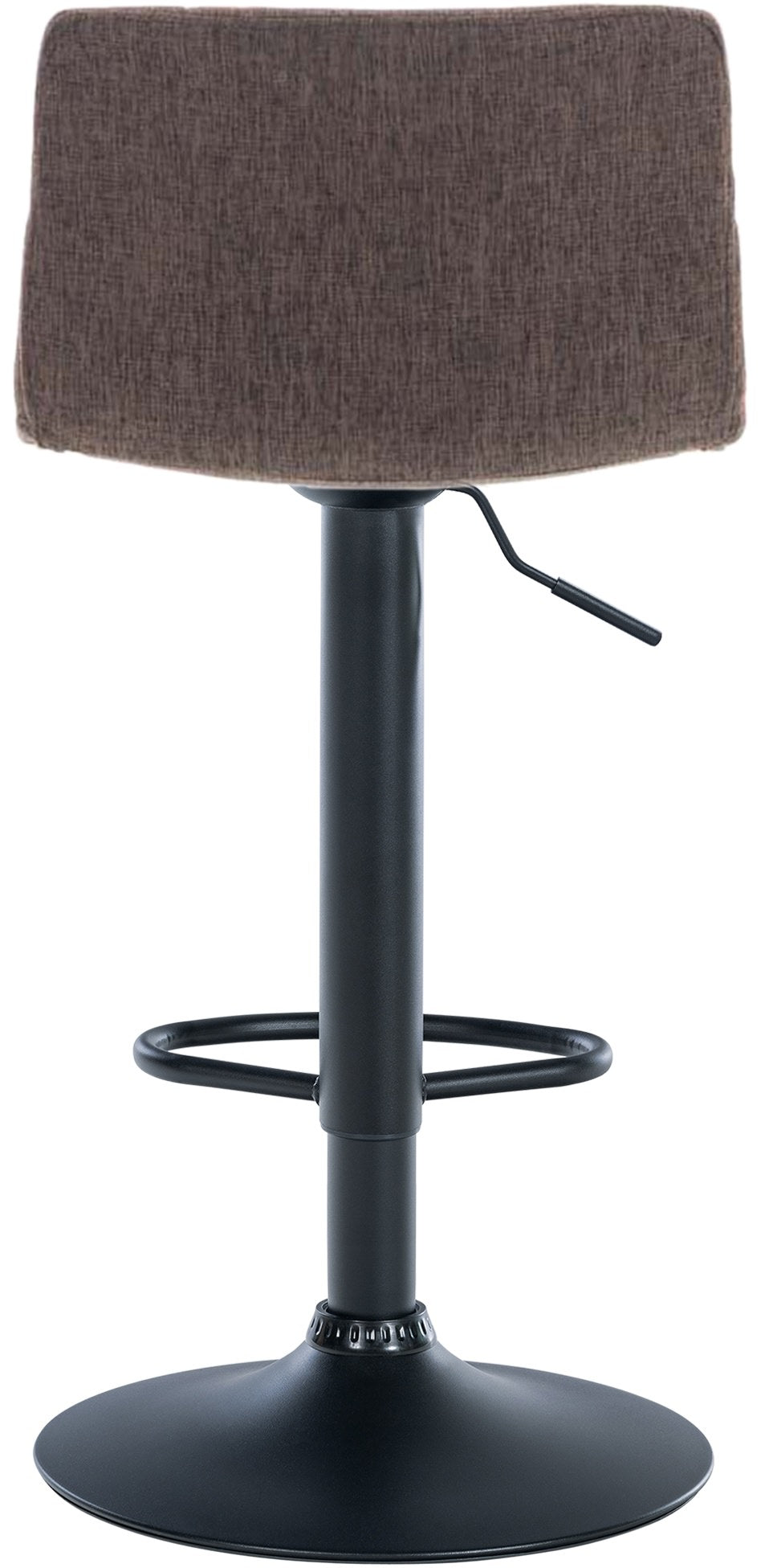 Barkruk Hover Stof bruin,Metaal mat zwart braun