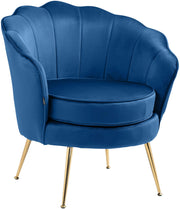 Fauteuil Rosita Fluweel blauw blau