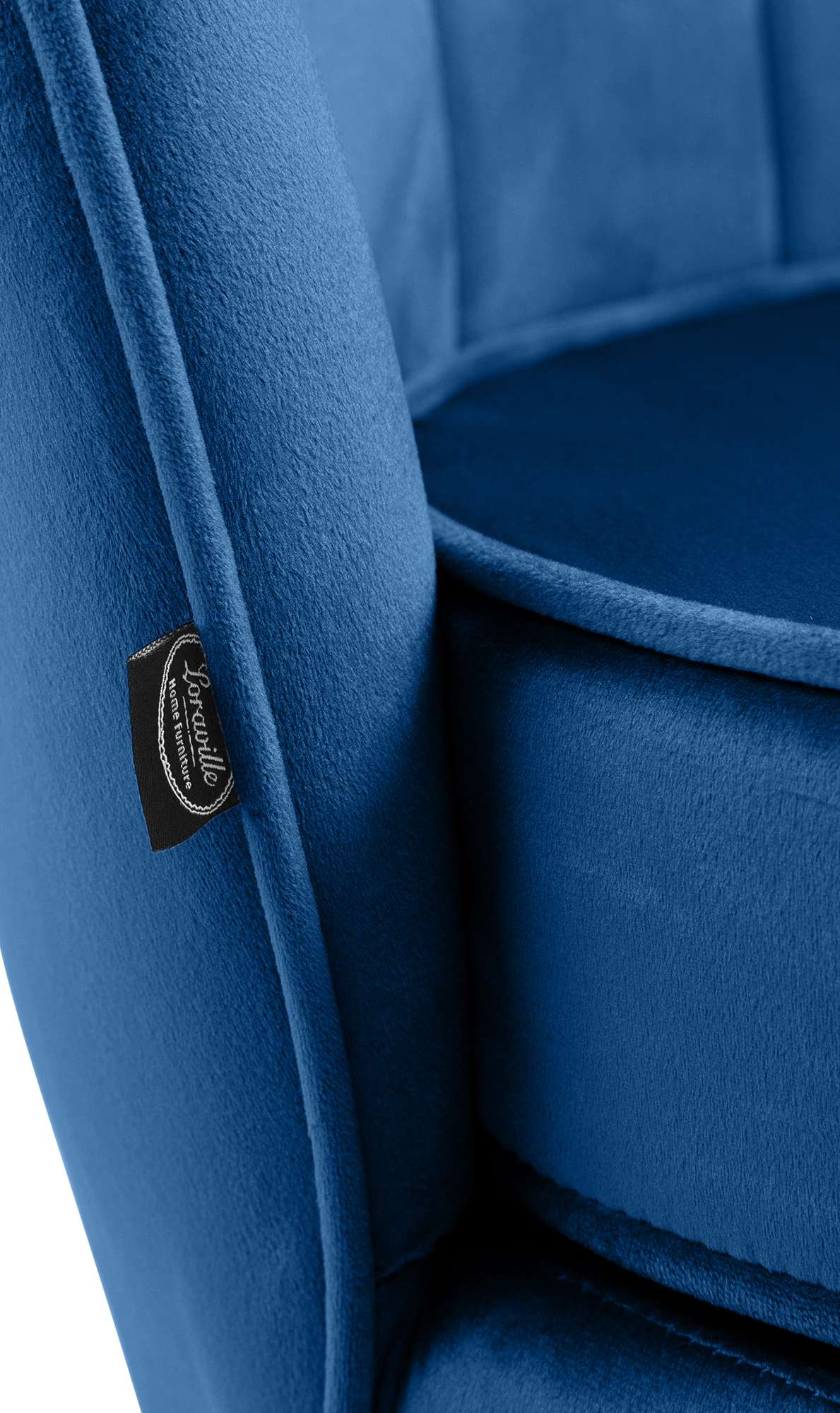 Fauteuil Rosita Fluweel blauw blau