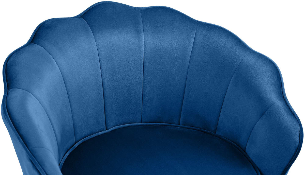 Fauteuil Rosita Fluweel blauw blau