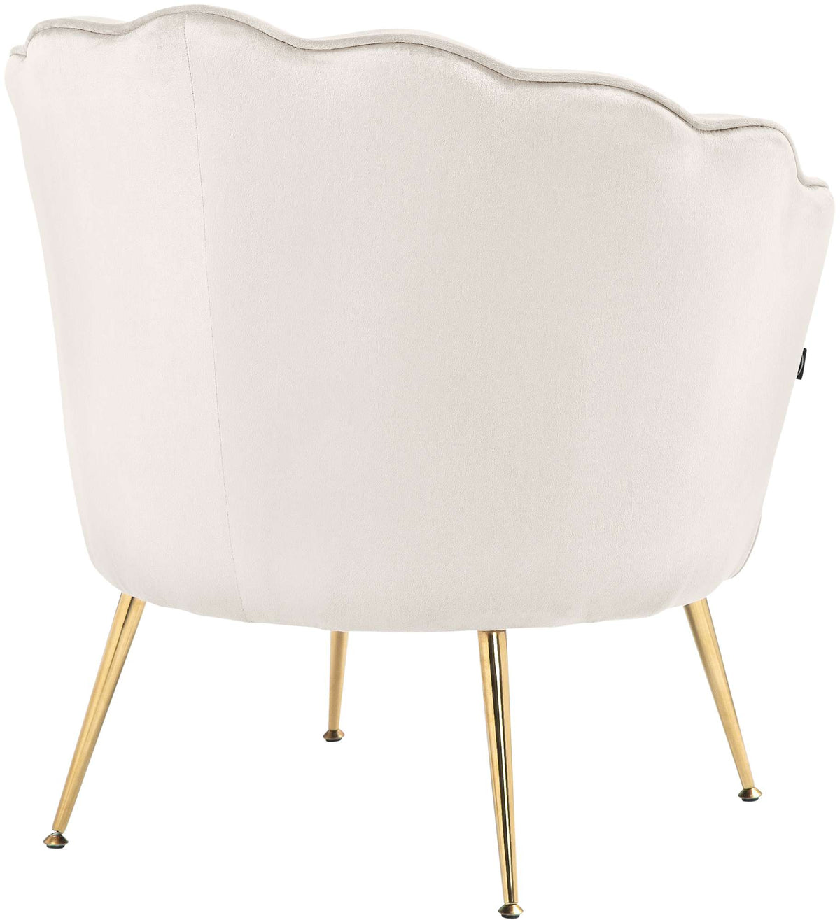 Fauteuil Rosita Fluweel creme creme