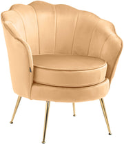 Fauteuil Rosita Fluweel geel gelb