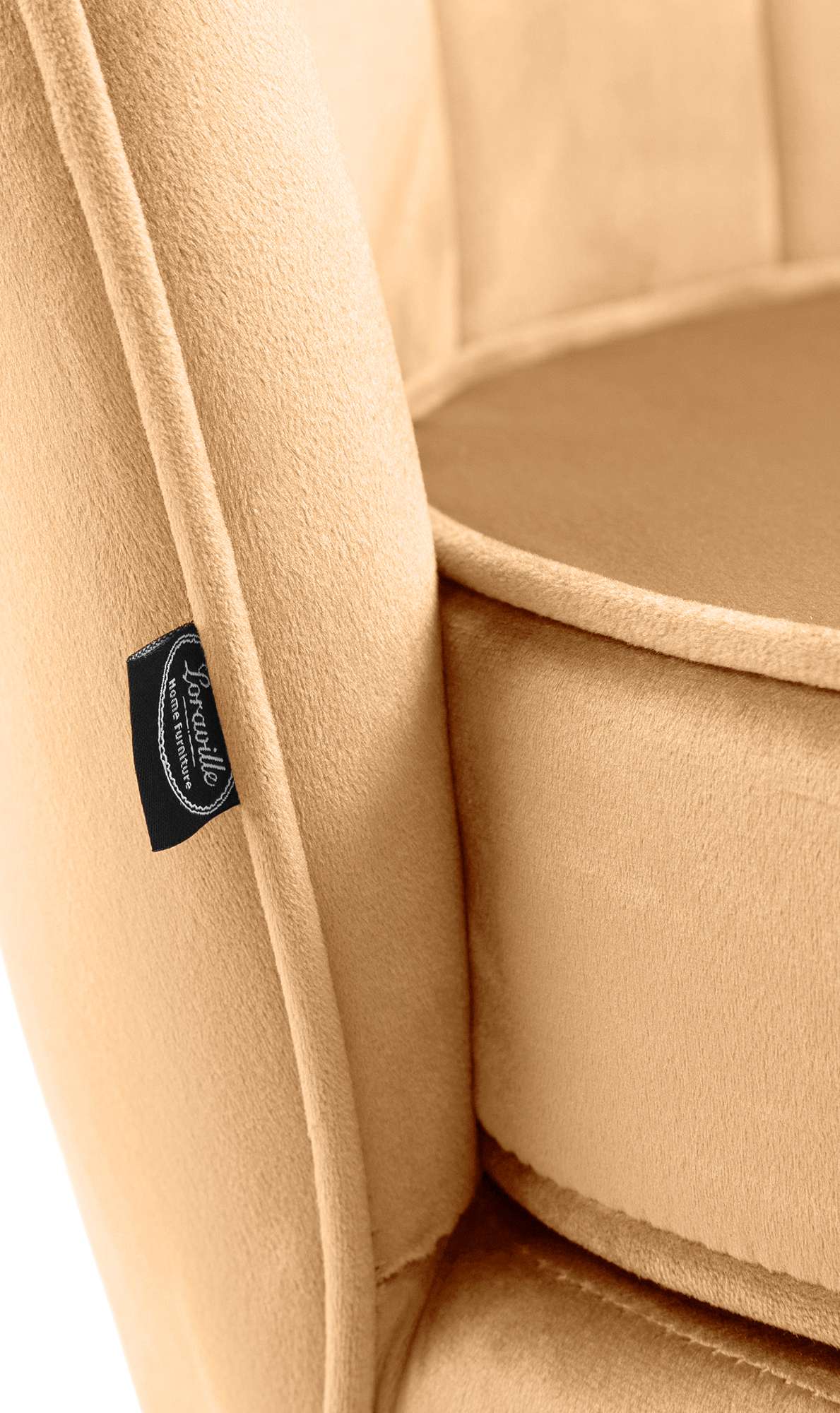 Fauteuil Rosita Fluweel geel gelb