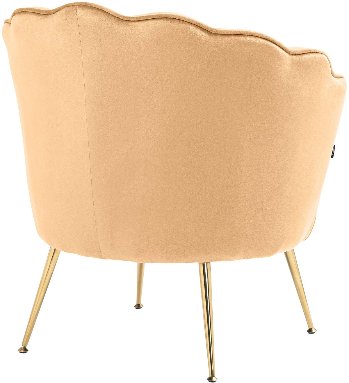 Fauteuil Rosita Fluweel geel gelb