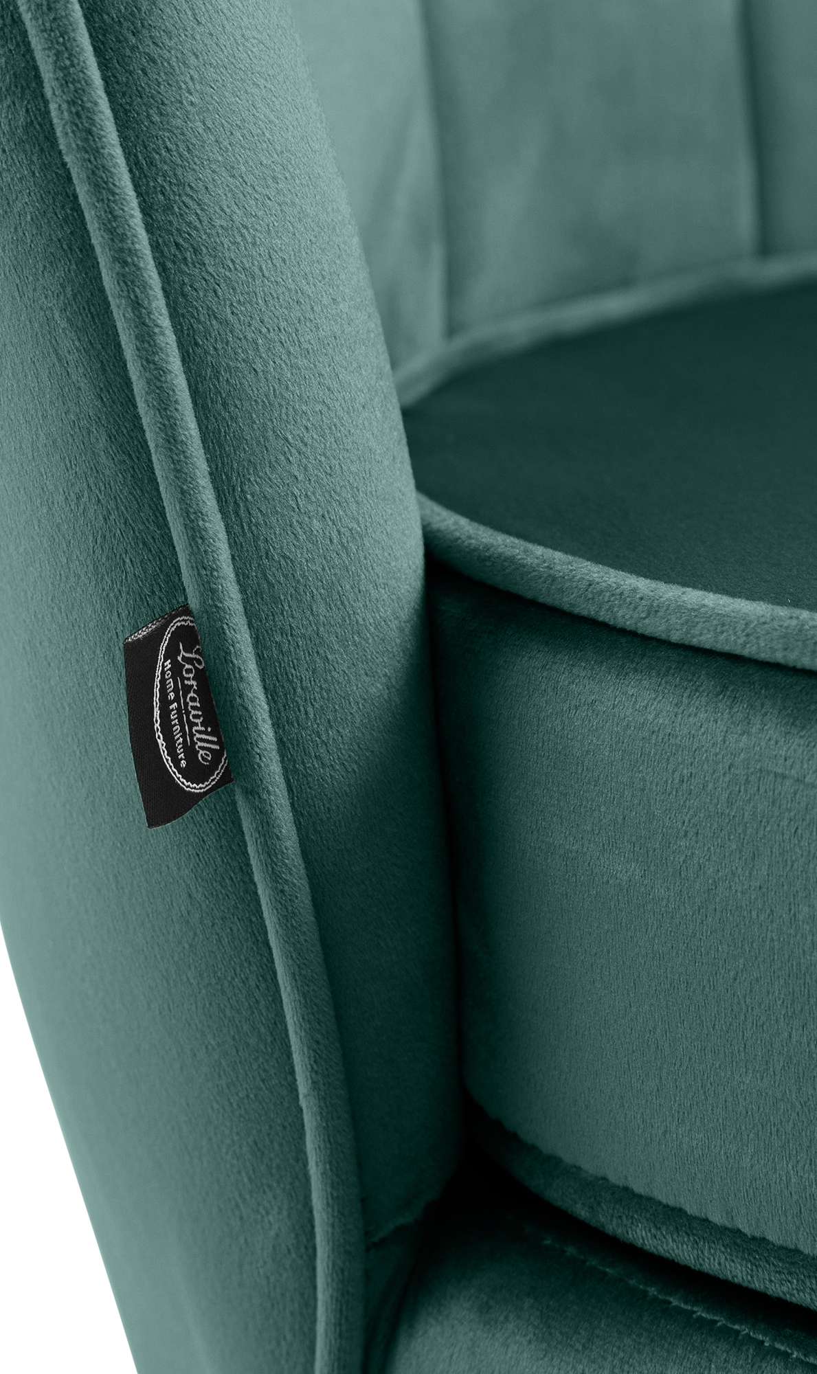 Fauteuil Rosita Fluweel groen grün