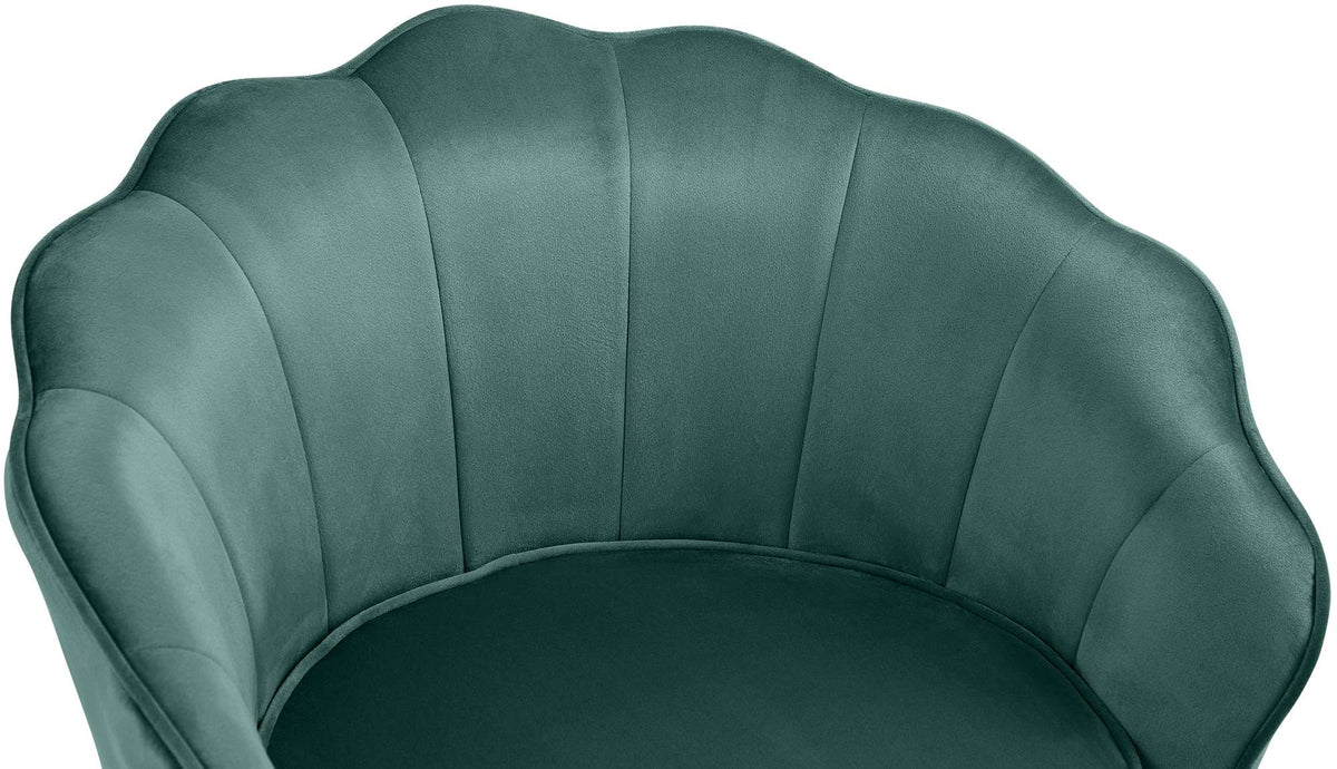 Fauteuil Rosita Fluweel groen grün
