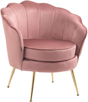 Fauteuil Rosita Fluweel rosa rosa