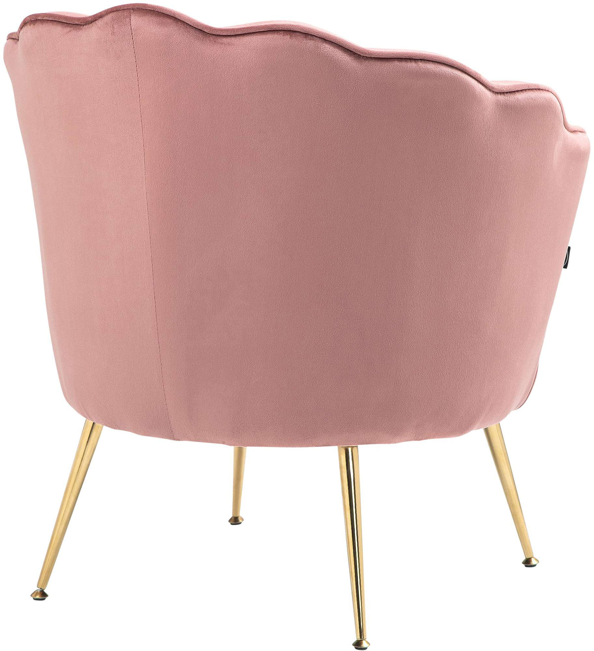 Fauteuil Rosita Fluweel rosa rosa