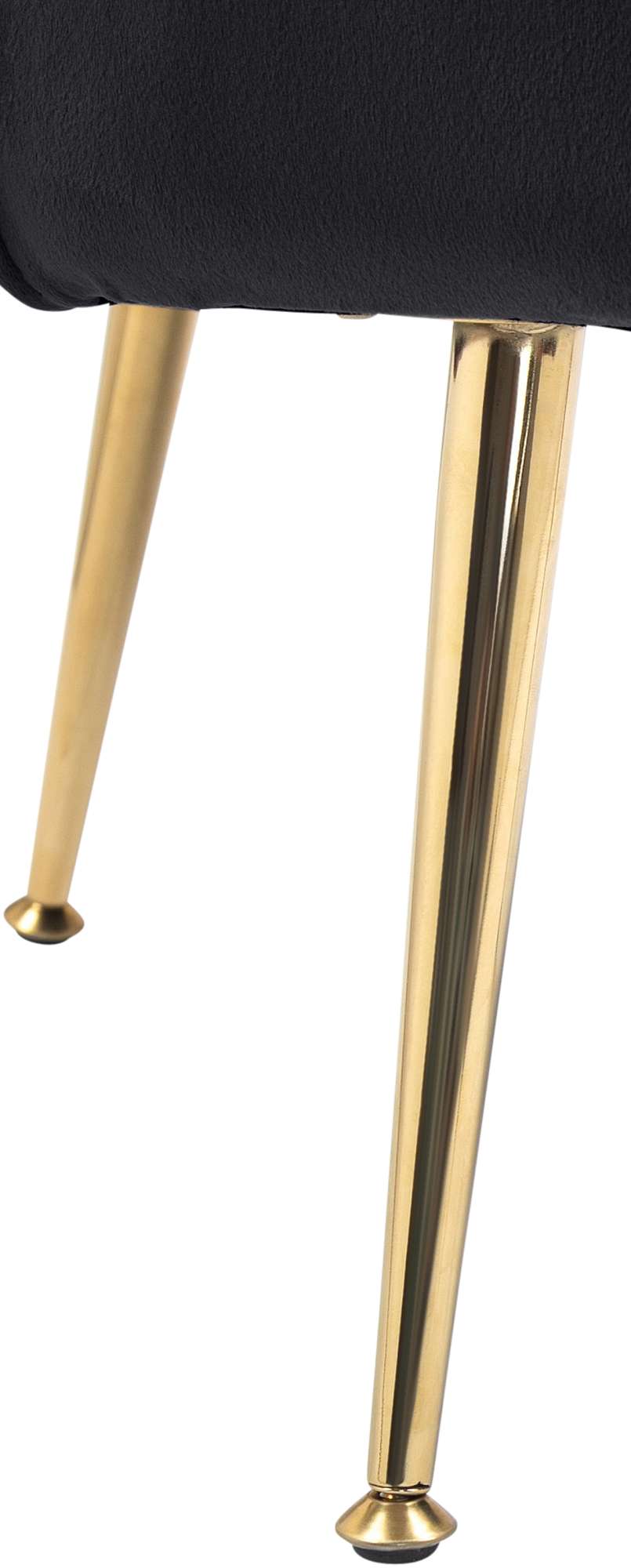 Fauteuil Rosita Fluweel zwart schwarz