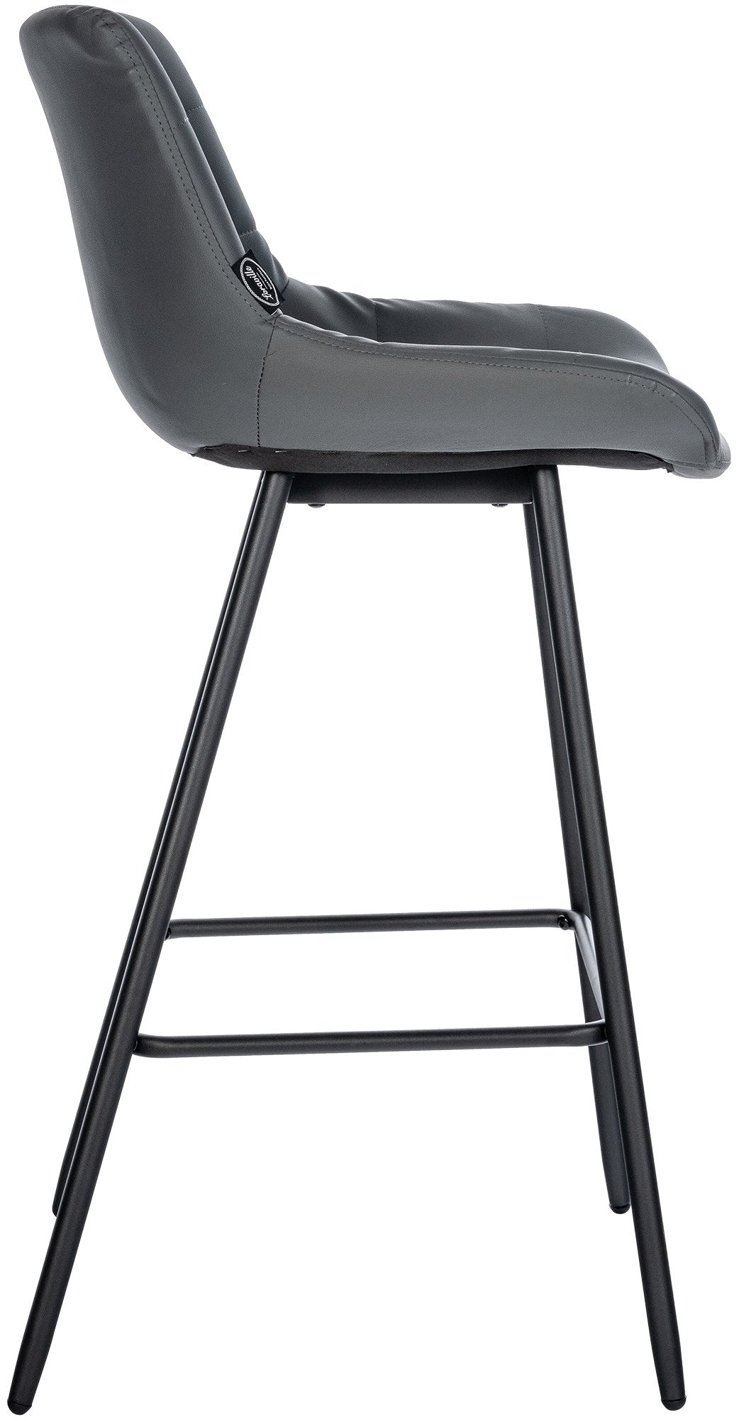 Barkruk Weston grijs,Kunstleer grau