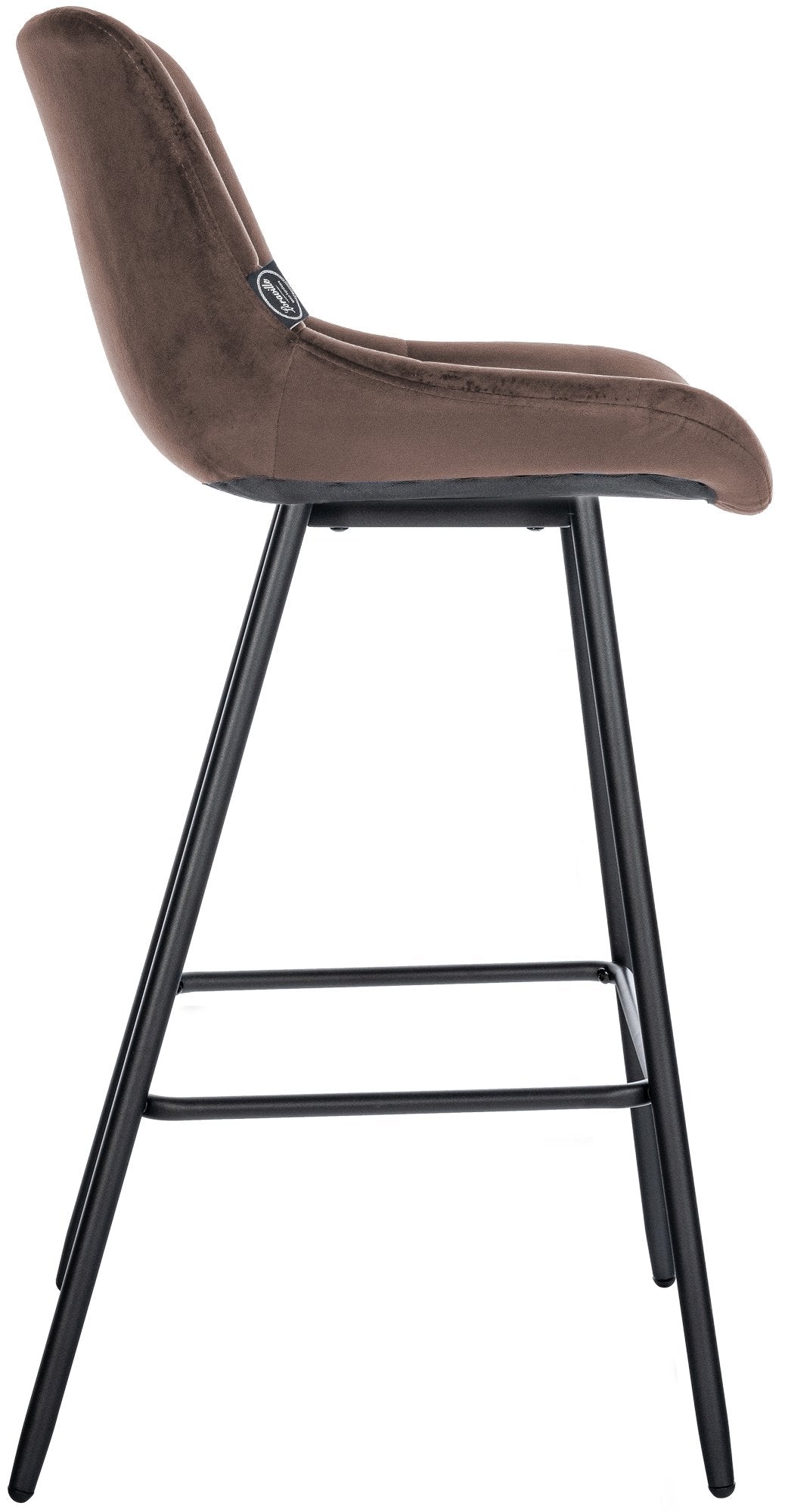 Barkruk Weston bruin,Fluweel braun