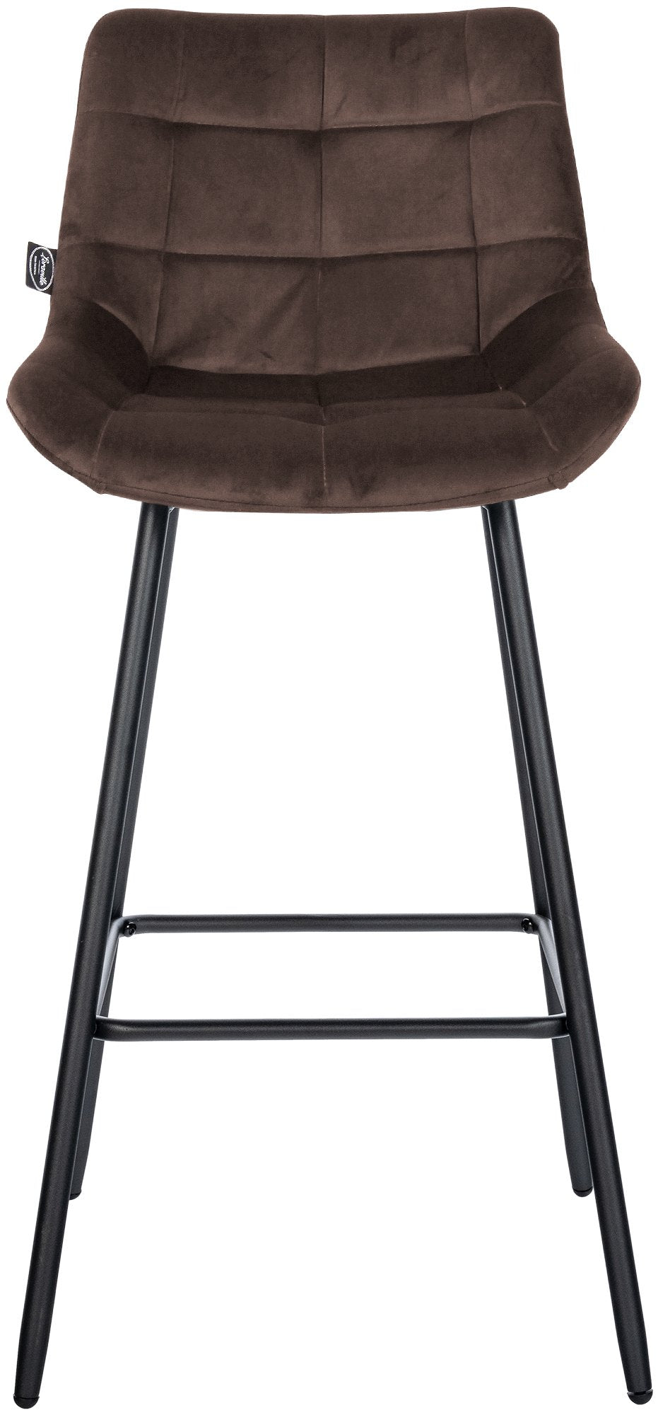 Barkruk Weston bruin,Fluweel braun