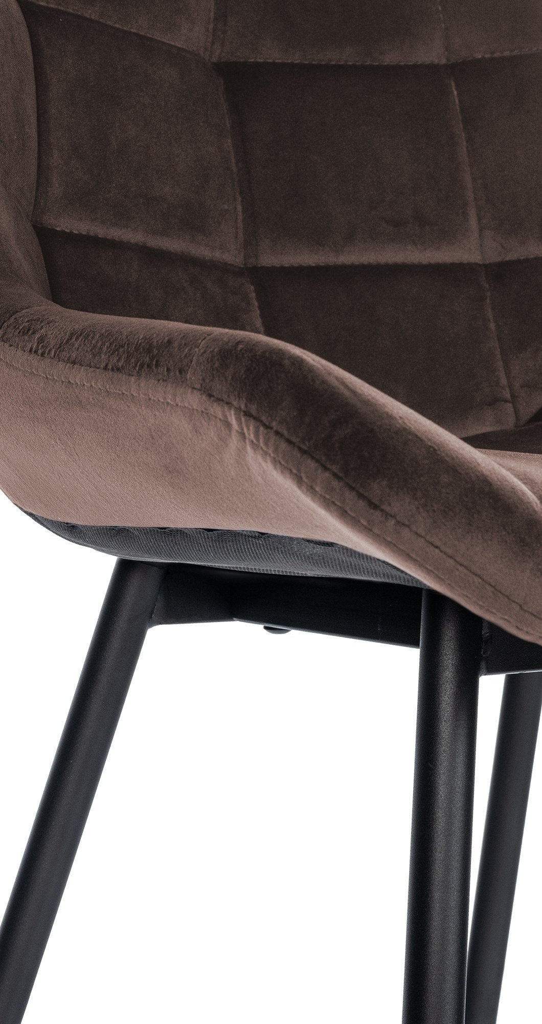 Barkruk Weston bruin,Fluweel braun