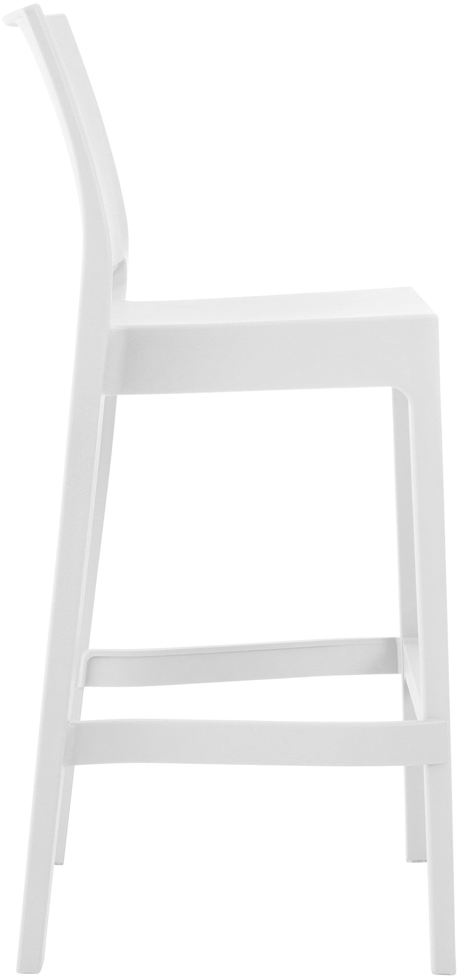 Set van 2 barkrukken Maya wit weiß