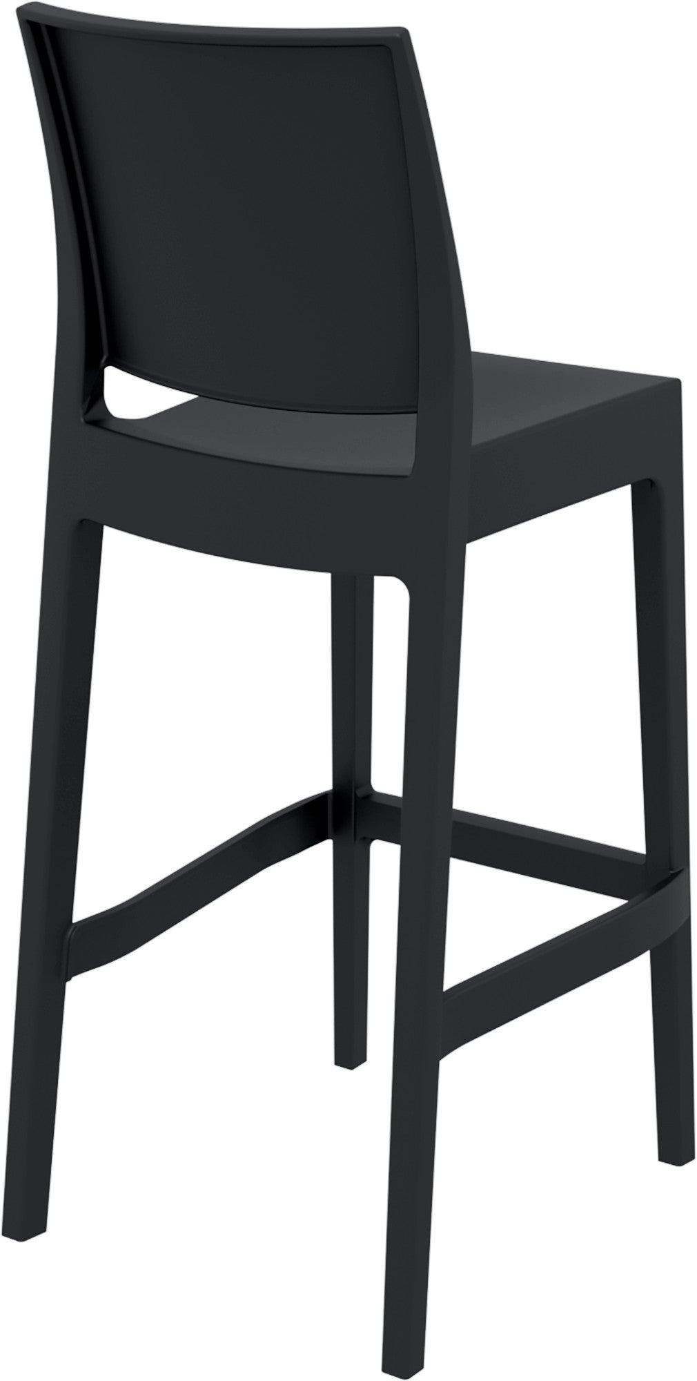 Set van 2 barkrukken Maya zwart schwarz