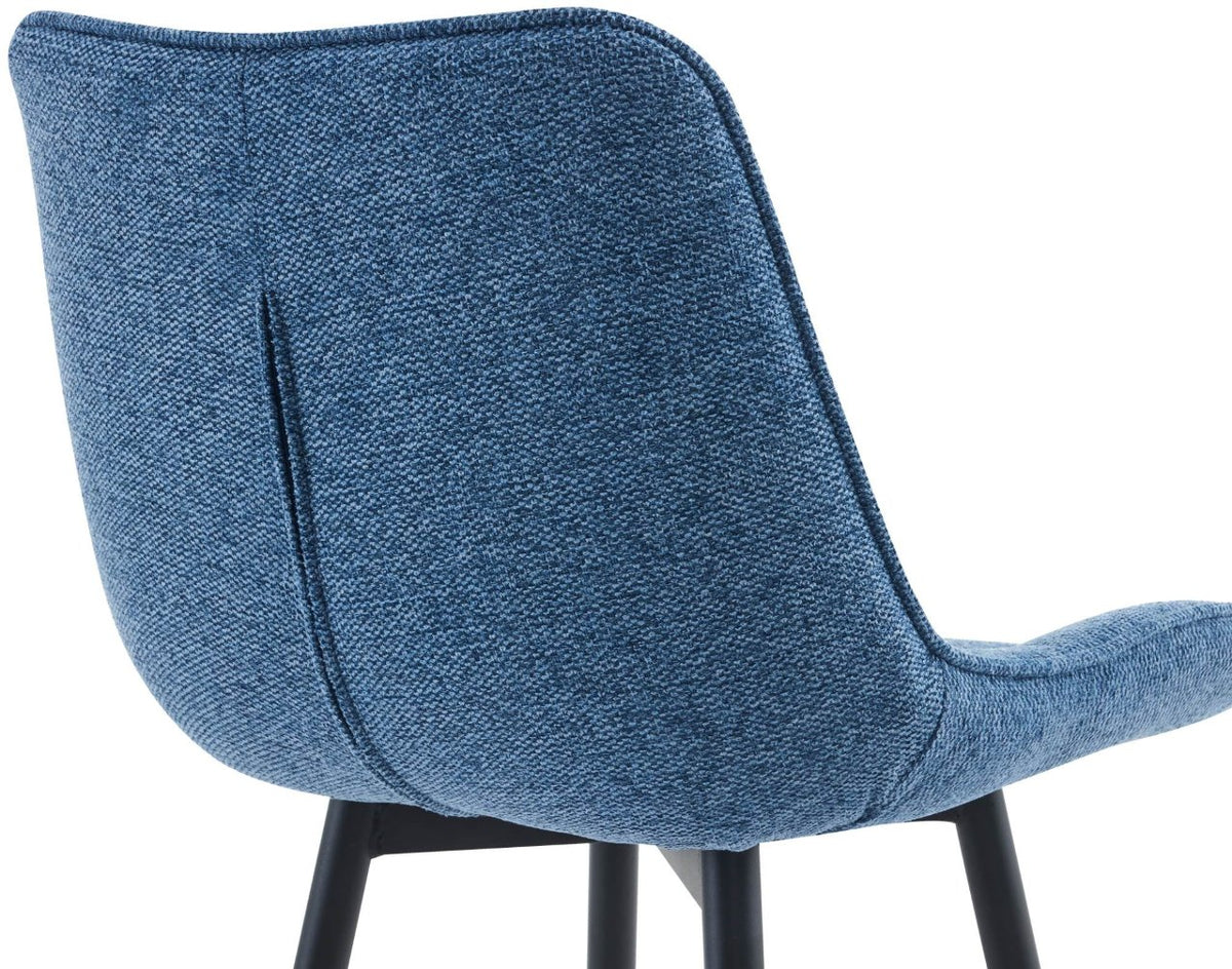 Barkruk Dartford blauw,Stof blau
