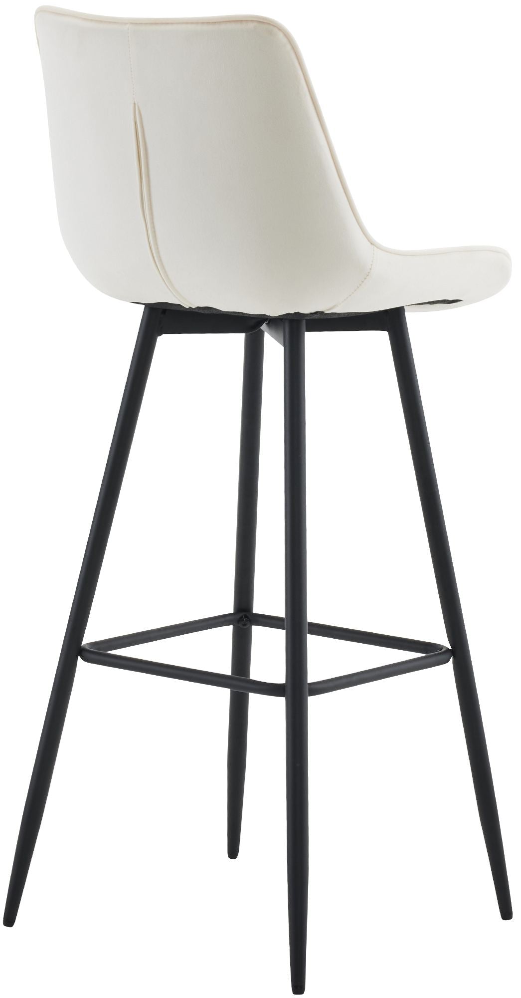 Barkruk Dartford creme,Fluweel creme