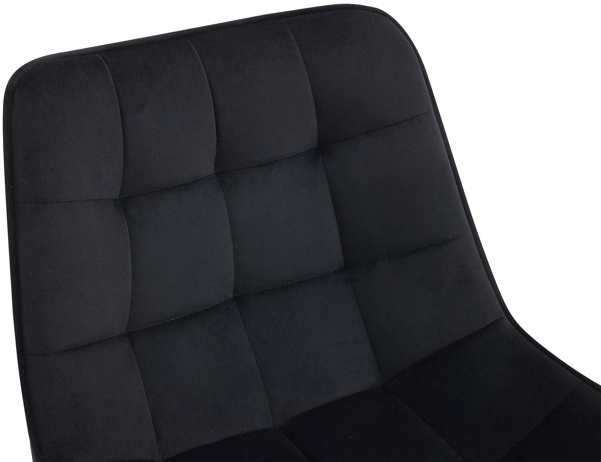 Barkruk Dartford zwart,Fluweel schwarz