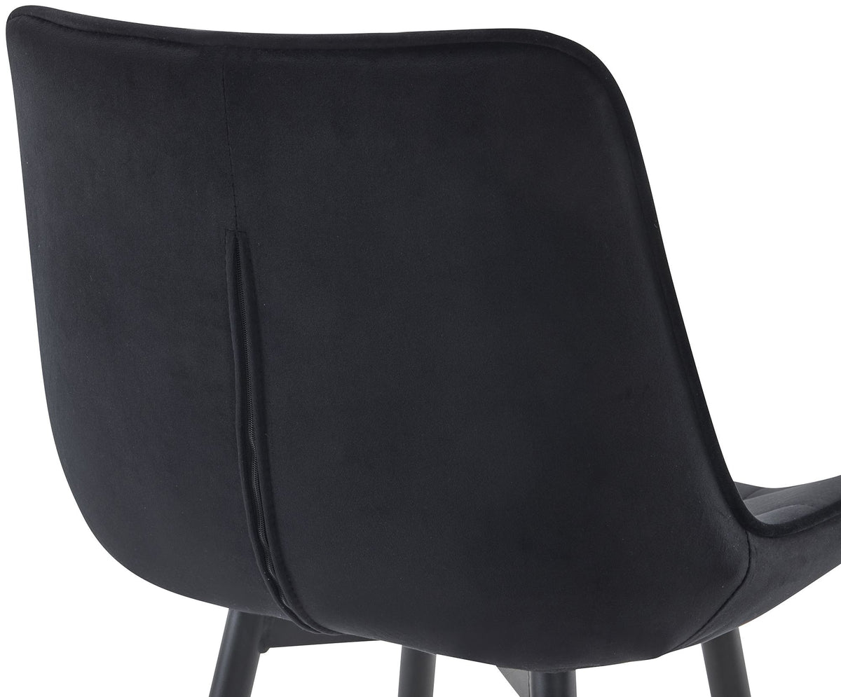 Barkruk Dartford zwart,Fluweel schwarz