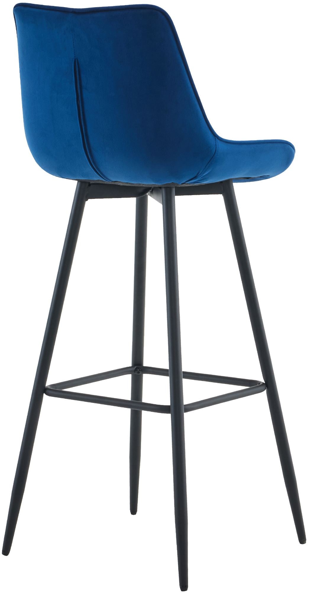 Barkruk Dartford blauw,Fluweel blau