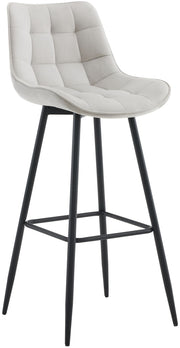 Barkruk Dartford grijs,Fluweel grau