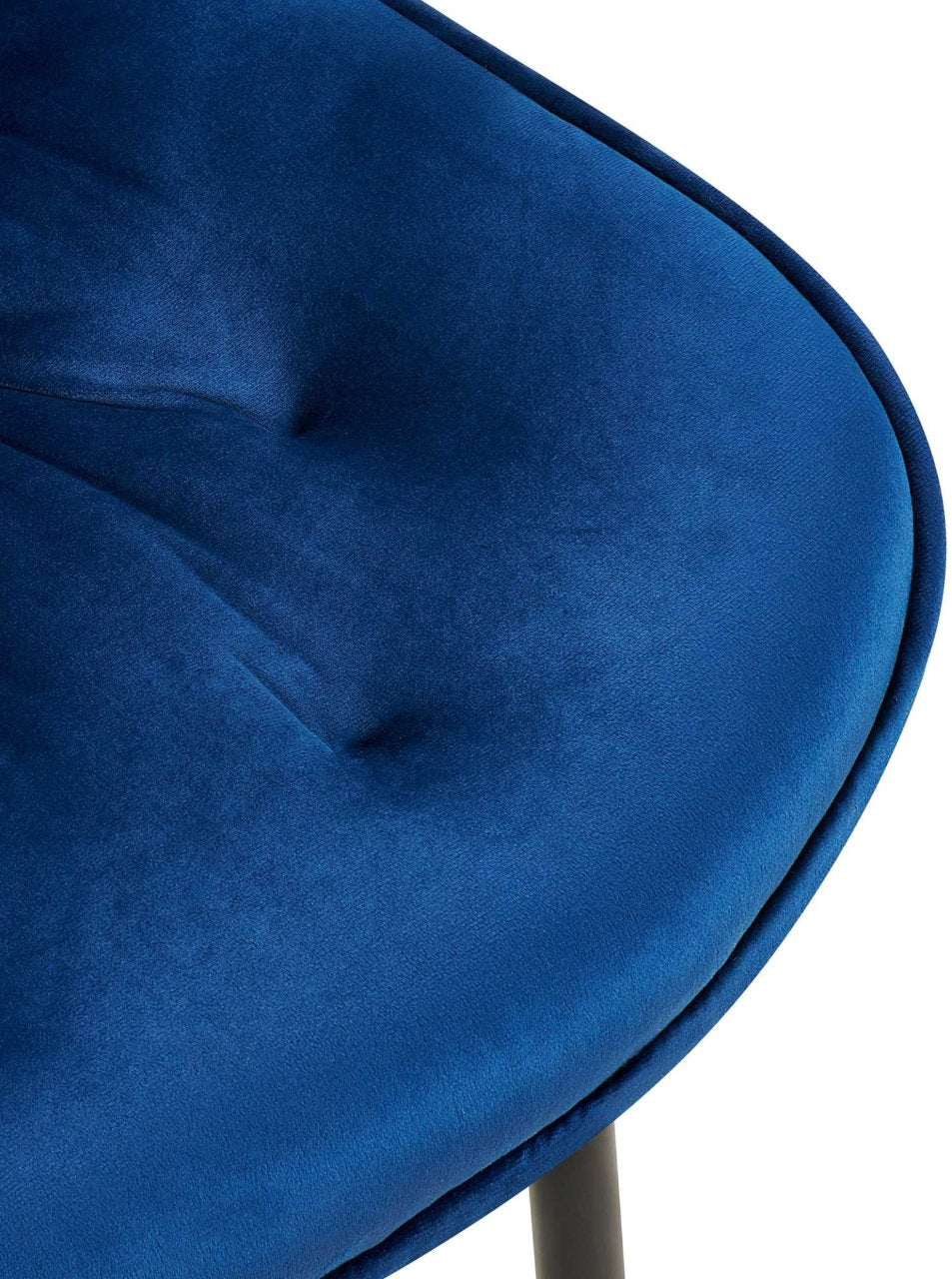 Eetkamerstoel Wallace fluweel blauw blau