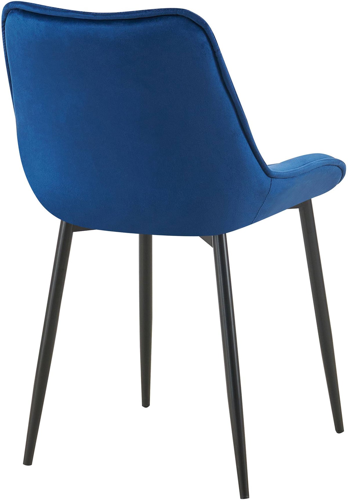 Eetkamerstoel Wallace fluweel blauw blau
