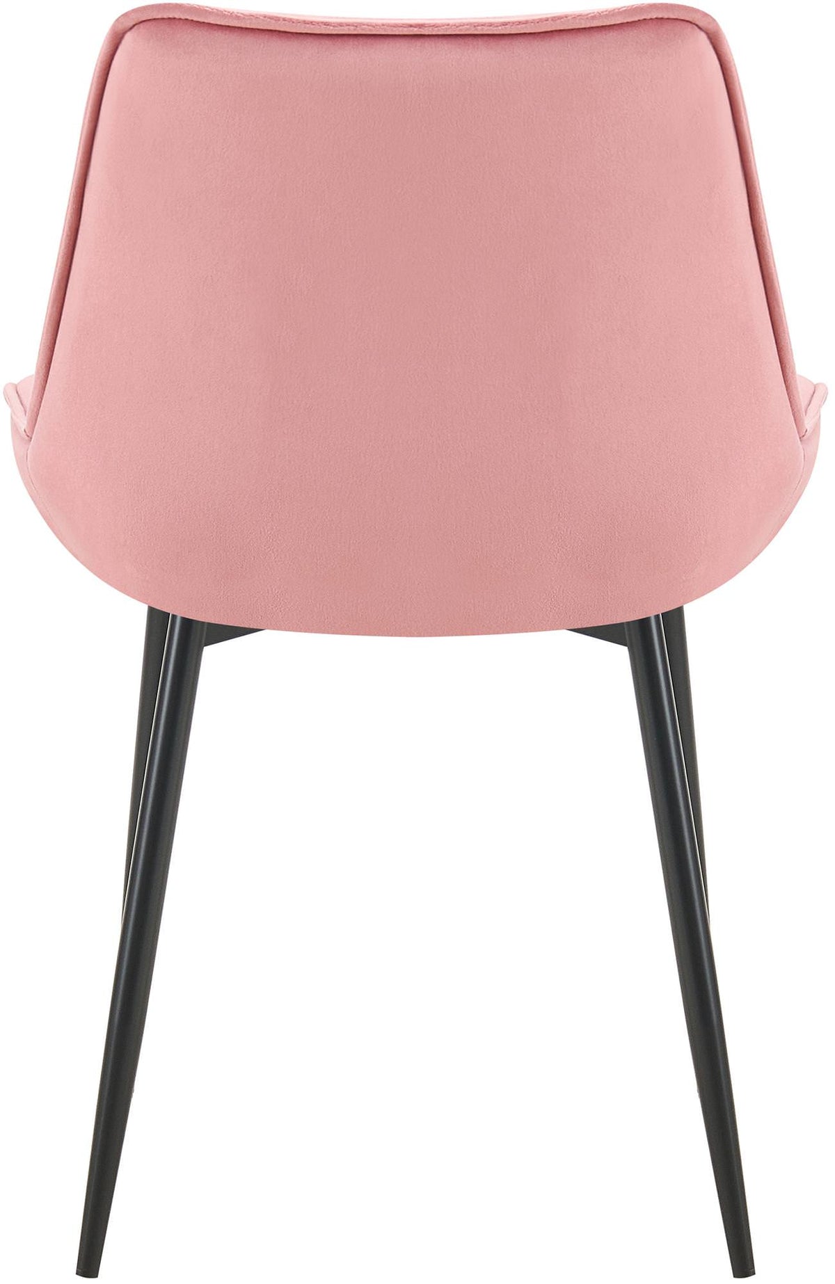 Eetkamerstoel Wallace fluweel rosa rosa